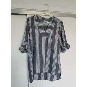 Striped Tunic/ Beach Cover-up